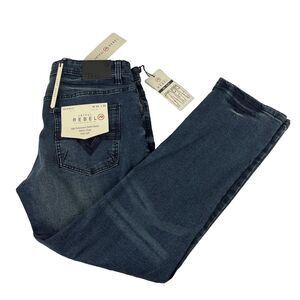 New Mens Artful Rebel Jax Slim Fit Denim Jeans Size 34x30 NWT Distressed